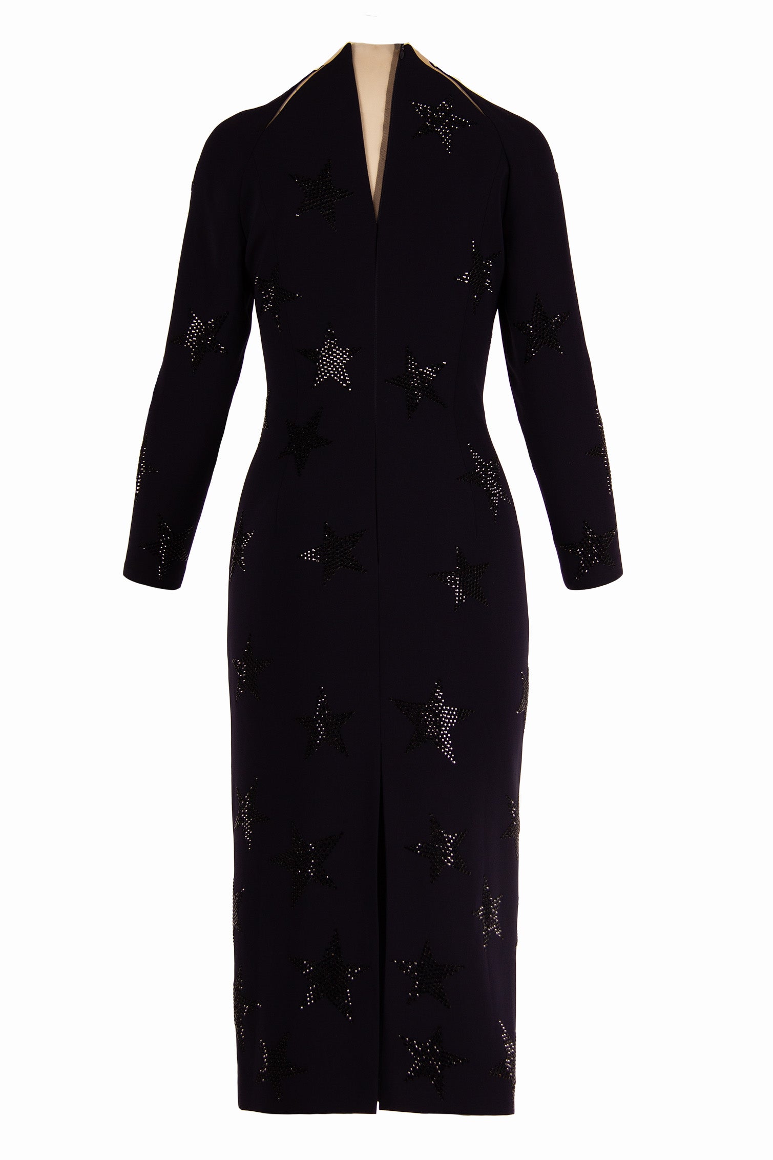 STAR NECK COCKTAIL DRESS