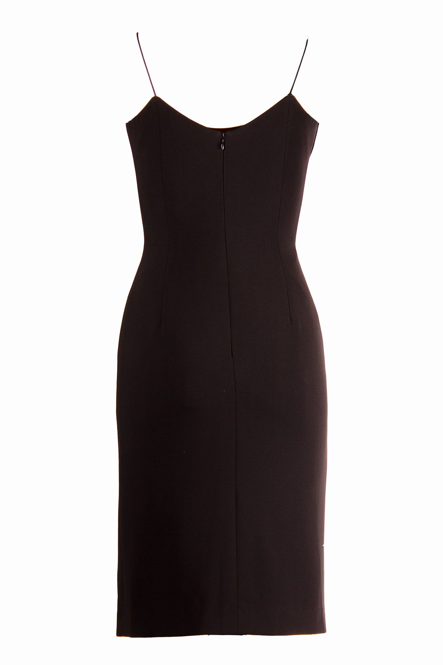 COWL DRAPED SPAGHETTI STRAP GOWN