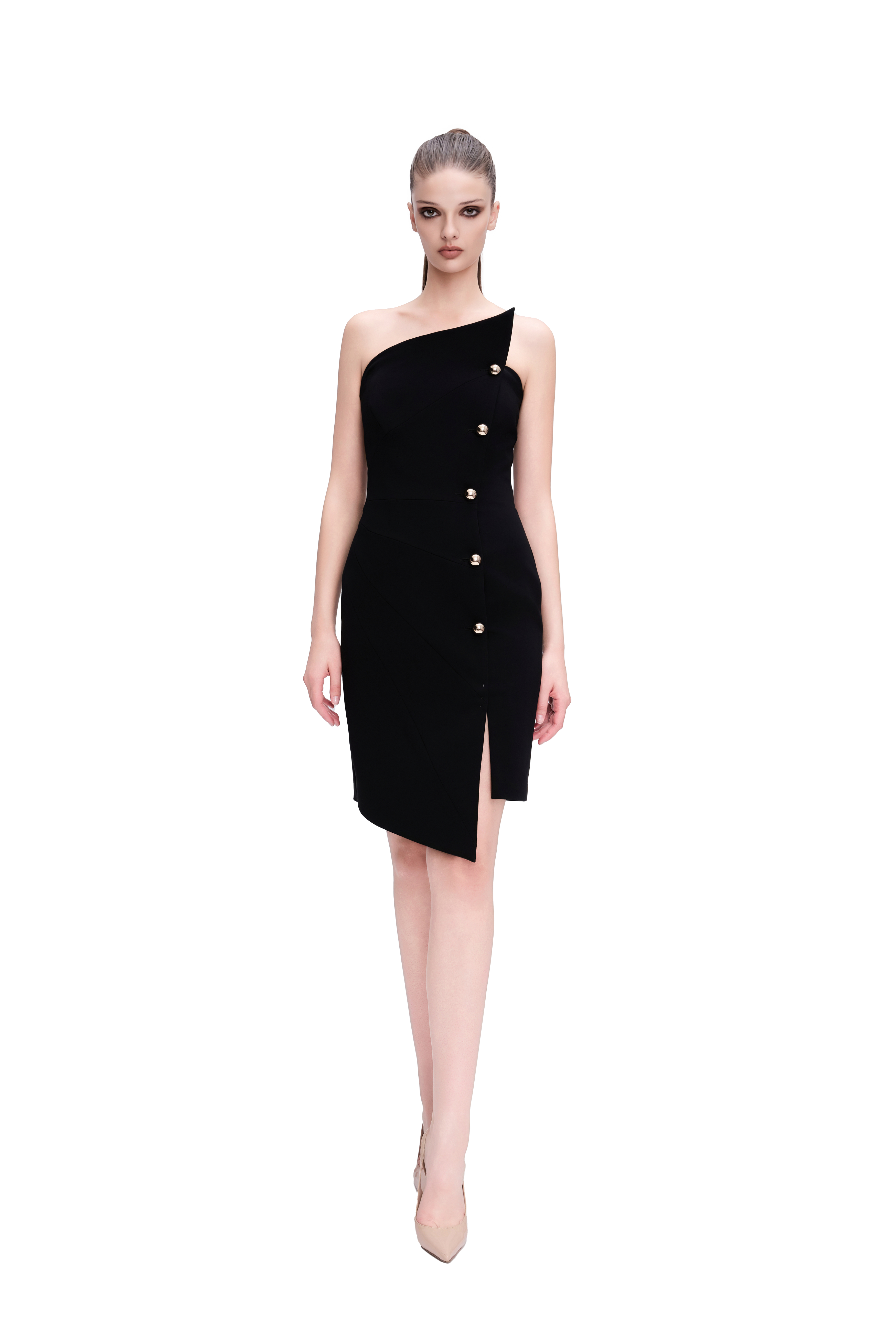 ASYMMETRICAL SHORT DRESS