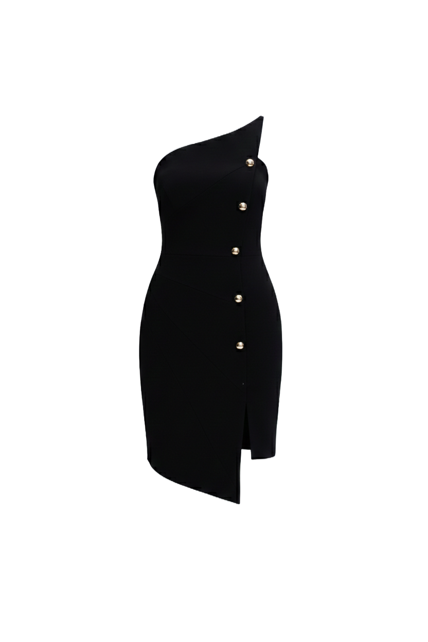 ASYMMETRICAL SHORT DRESS