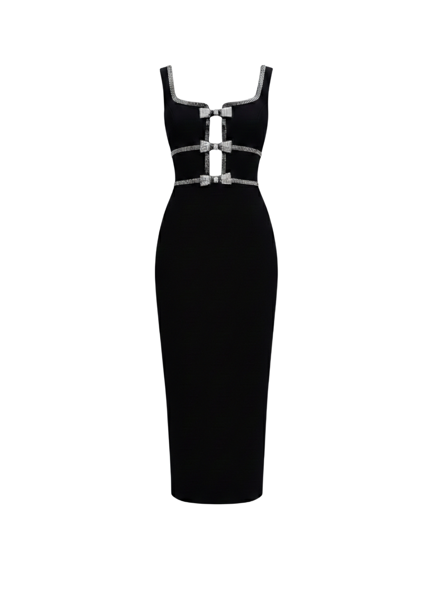 SHORT BOW DRESS